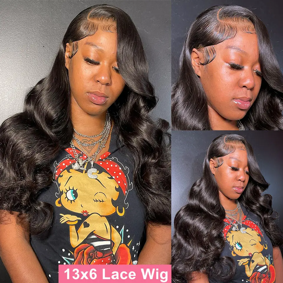 30 Inch 13x4 13x6 HD Body Wave Human Hair Wigs Pre Plucked 360 Loose Wave Lace Frontal Wig 100% Human Hair Wigs For Black Women