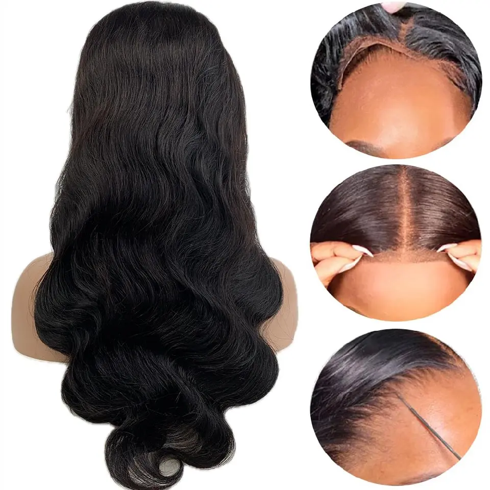 Glueless Wig Human Hair Ready To Wear 5x5 Hd Lace Closure Wig  Glueless Body Wave Human Hair Wigs for Women Lace Frontal Wigs