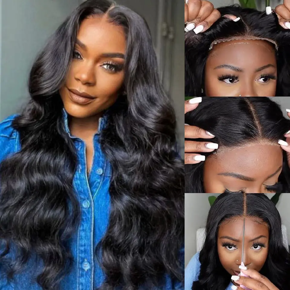 30 Inch Wear And Go Glueless Wigs Human Hair Pre Cut Lace Front Wigs Human Hair 5x5 Body Wave Human Hair Wig For Women Wigs