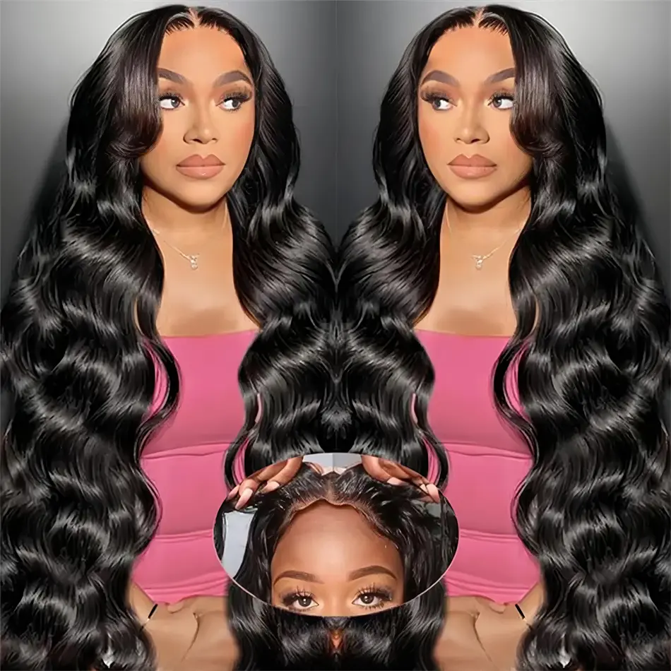 Glueless Wig Human Hair Ready To wear Pre Cut Pre Plucked 5x5 Hd Transparent Brazilian Body Wave Human Hair Wigs On Sale