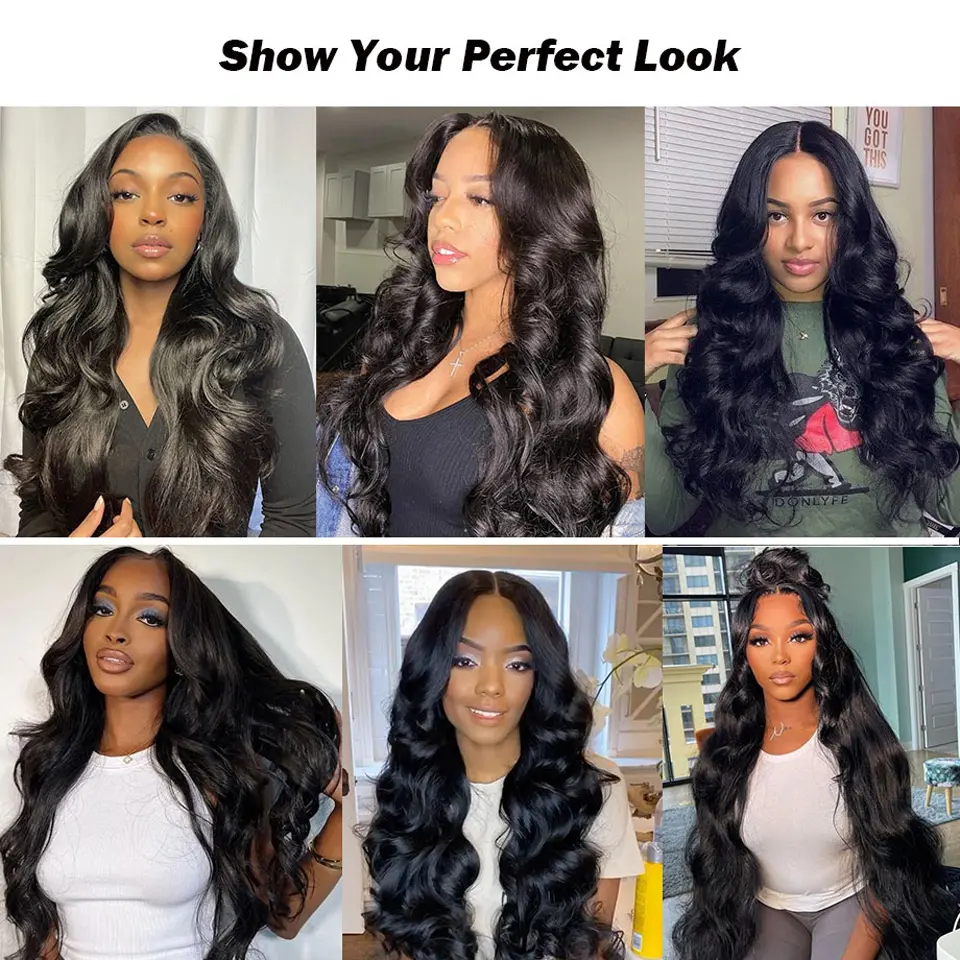 5x5 Wear and Go Glueless Human Hair Wig Pre Plucked Pre Cut HD Lace No Glue Body Wave Human Hair Wigs For Black Women On Sale