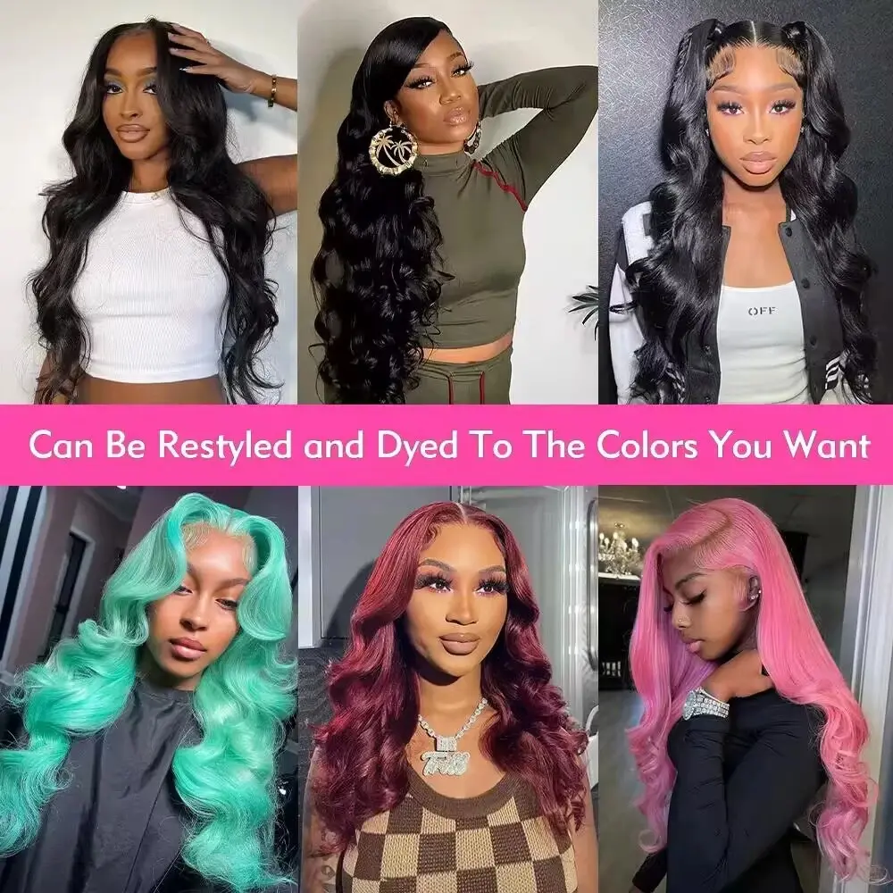 5x5 Wear and Go Glueless Wigs Human Hair 180% Density Body Wave Lace Front Wigs Human Hair Pre Cut 5x5 HD Lace Closure Wigs