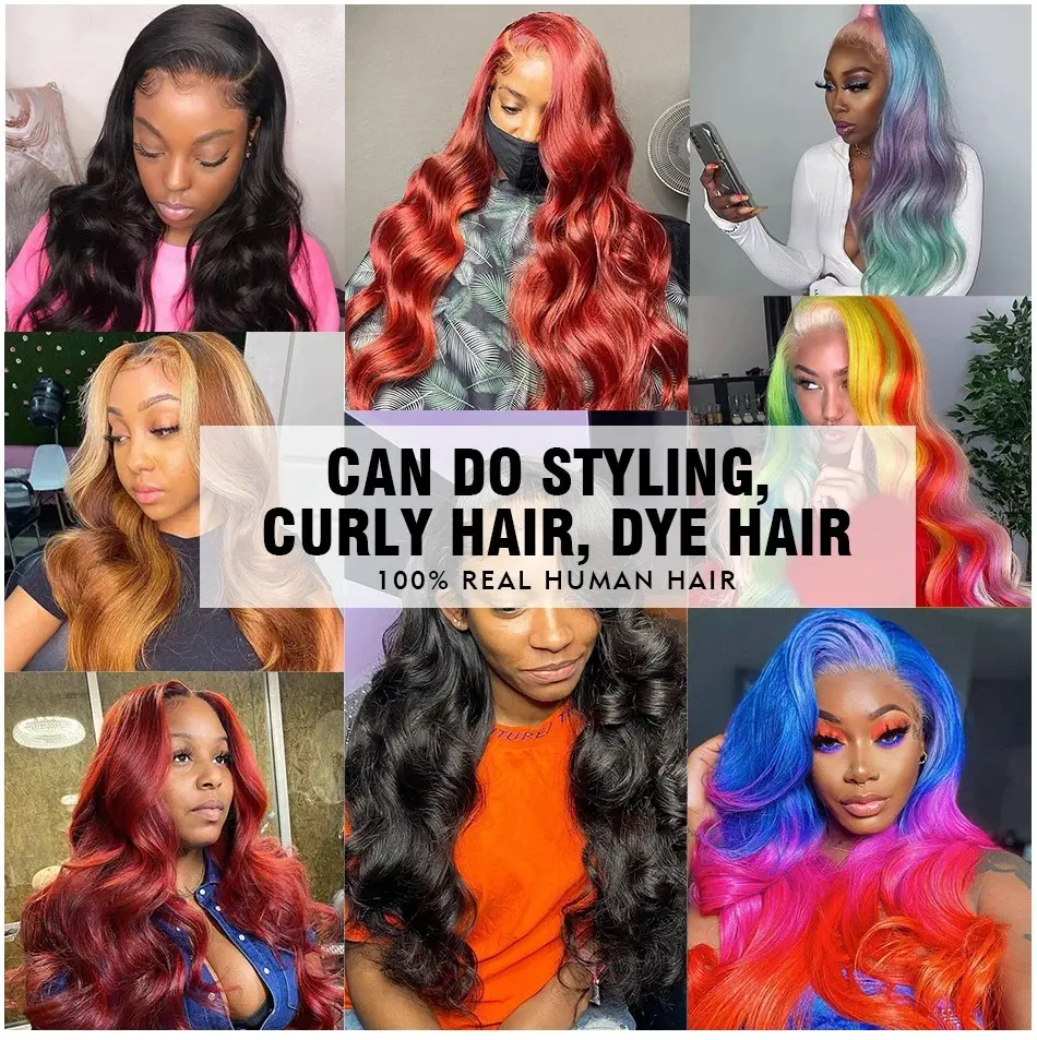 Body Wave 5x5 Glueless Wig Human Hair Ready To Wear 30 Inch  Hd Lace Wig 13x6 Human Hair 13x4 360 Lace Front Human Hair Wig
