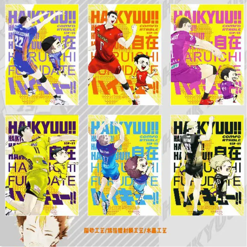Haikyuu Collection Cards FU YOU Universe Premium New Original Rare Character Booster Box Playing Collectible Cards
