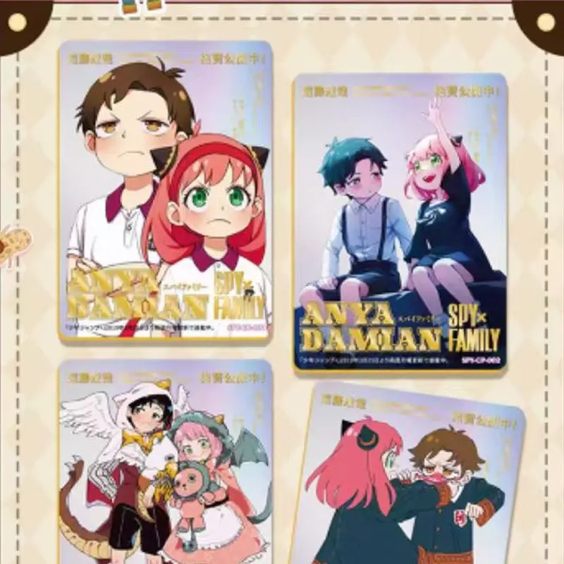 SPY × Family Collection Cards MUCARD Culture Superpower Premium Beautiful Anya Anime Character Booster Box Playing Cards