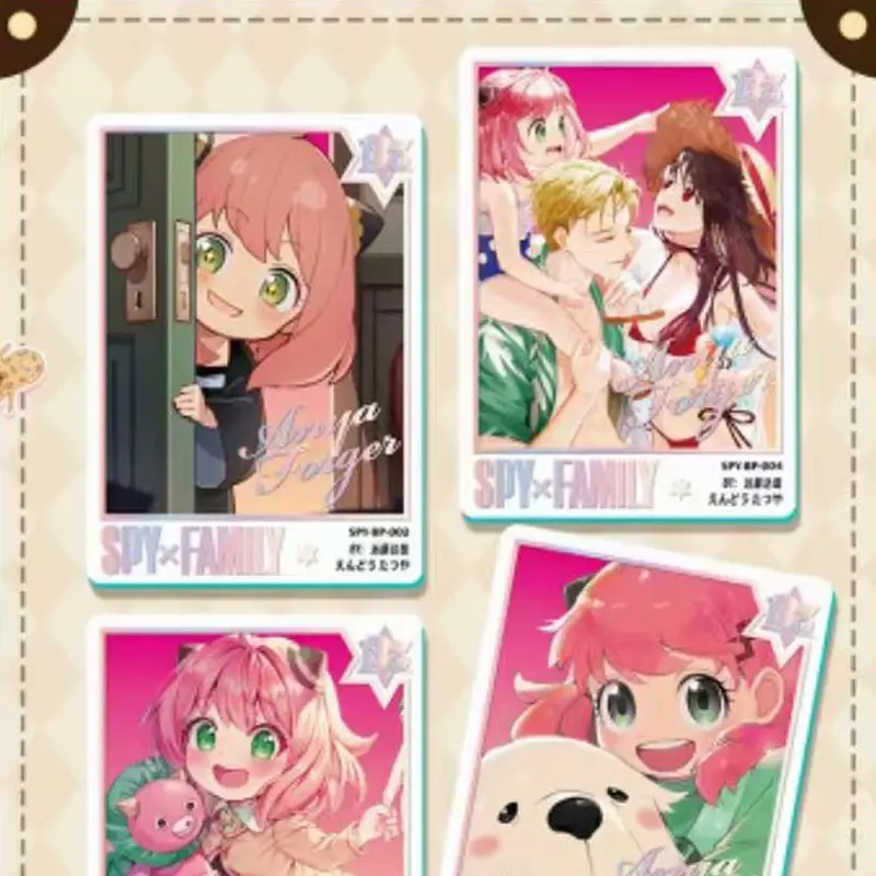 SPY × Family Collection Cards MUCARD Culture Superpower Premium Beautiful Anya Anime Character Booster Box Playing Cards