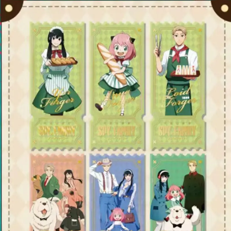 SPY × Family Collection Cards MUCARD Culture Superpower Premium Beautiful Anya Anime Character Booster Box Playing Cards