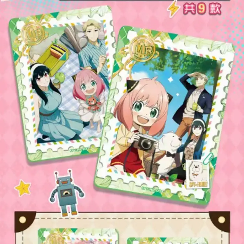 SPY × Family Collection Cards MUCARD Culture Superpower Premium Beautiful Anya Anime Character Booster Box Playing Cards