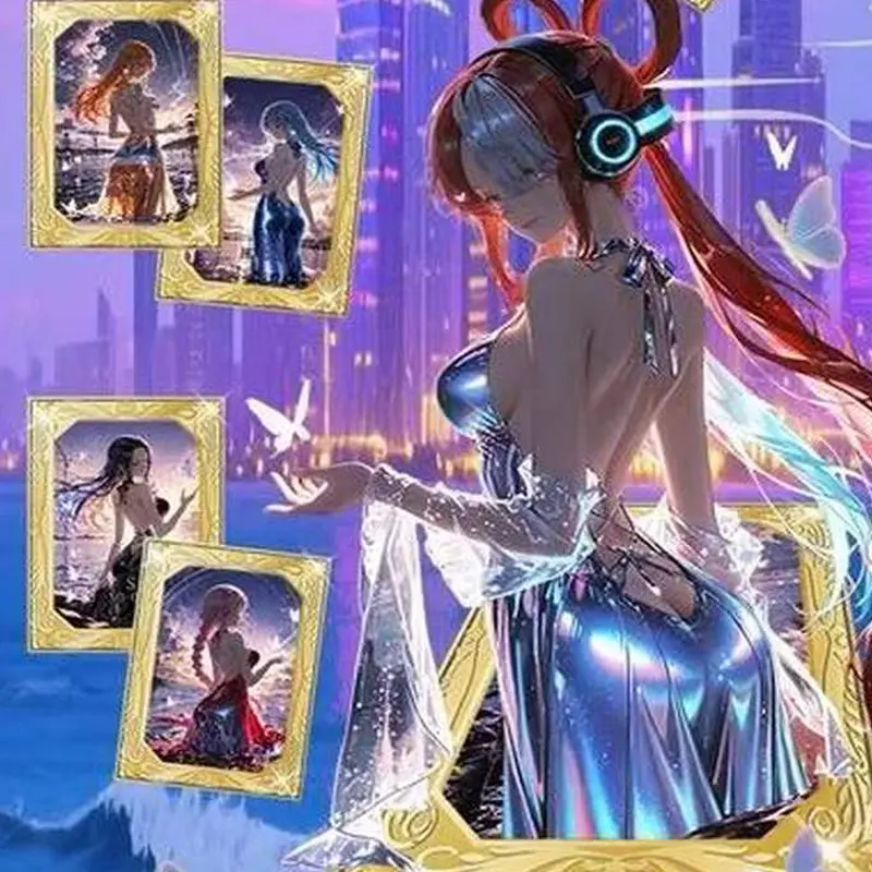 Goddess Story One Piece All Metal Drill Collection Card  Booster Box Wholesale Board Game Hobbies Gift