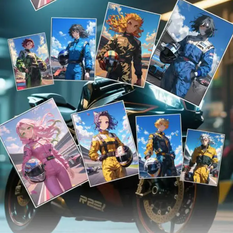 100Pcs/Wholesale Demon Slayer Card Xing Xing Culture 10*15cm Acrylic Collection Card Animation Character Card Table Games Gifts