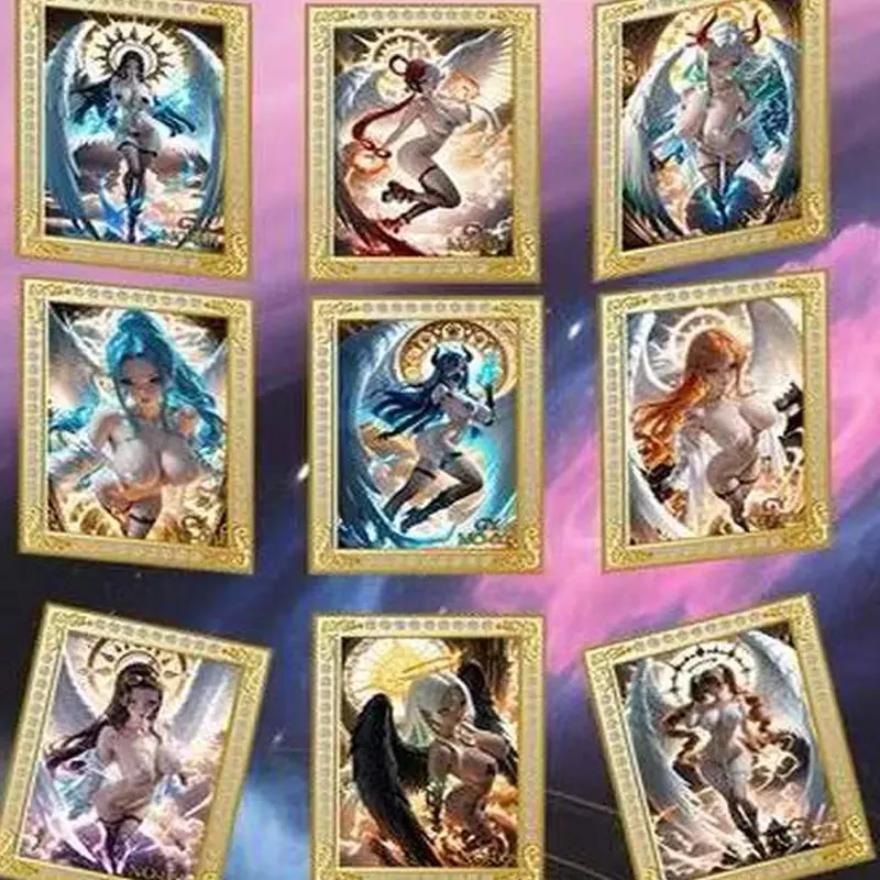 Goddess Story One Piece All Metal Drill Collection Card  Booster Box Wholesale Board Game Hobbies Gift