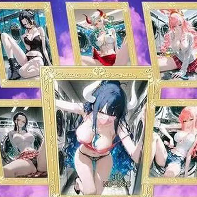 Goddess Story One Piece All Metal Drill Collection Card  Booster Box Wholesale Board Game Hobbies Gift
