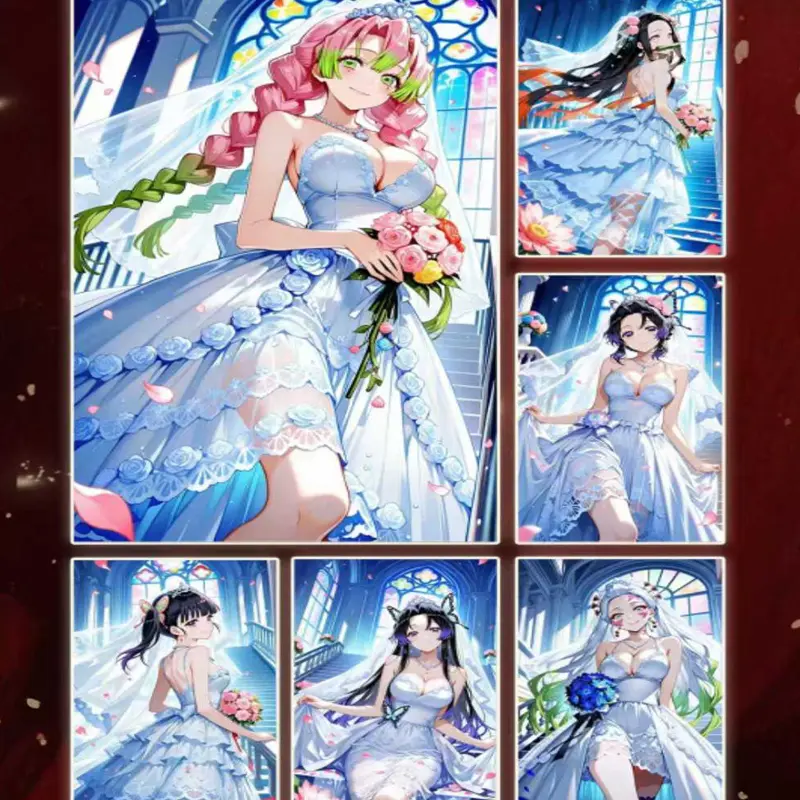 120Pcs/Demon Slayer Wave1 Chong Er Culture  9*15cm Collection Card Wholesale Cute Anime Character Hobbies Gift