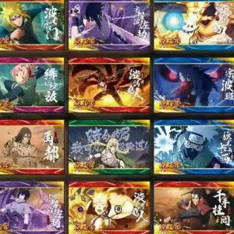 2025 Naruto Cards Wholesale Booster Box Anime Character Collection Card Board Game Birthday Children's Gift