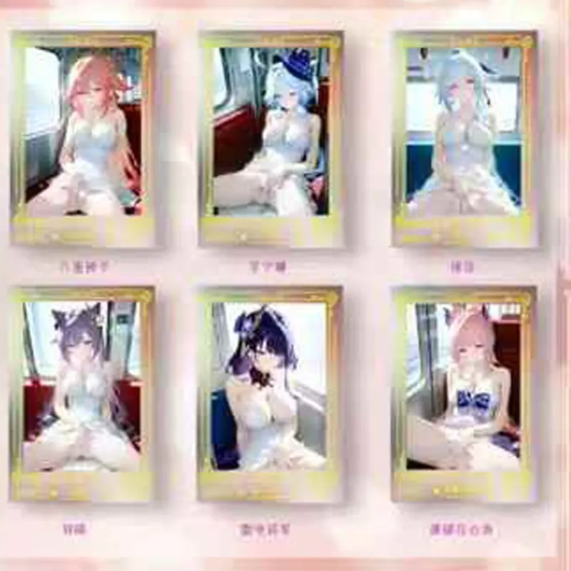 2025 New Goddess Story Girl Cards A5 Size Star Rhythm Wave 2 Various Cute Waifu Playing Cards Tables Games