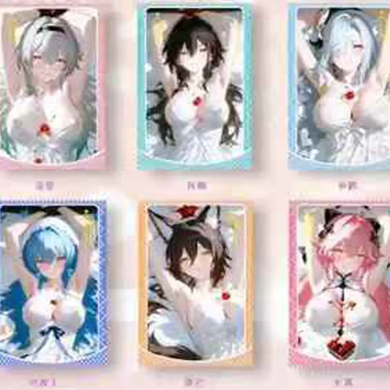2025 New Goddess Story Girl Cards A5 Size Star Rhythm Wave 2 Various Cute Waifu Playing Cards Tables Games
