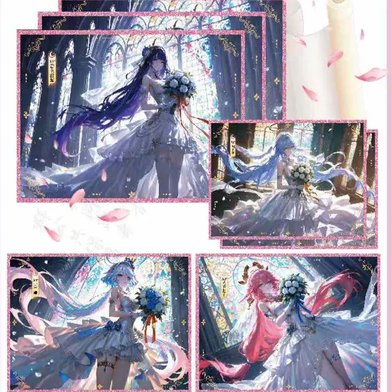 Lastest Goddess Story Wave 1 First Love Yu Qing Club A4 Acrylic Collection Cards Sexy Anime Character Cards Hobbies Gift