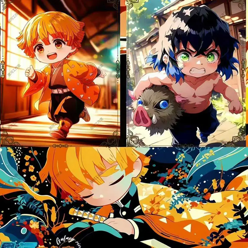 2025 Demon Slayer B5 Collection Large Cards Wholesale Anime Character Hobbies Gift And Child Toys