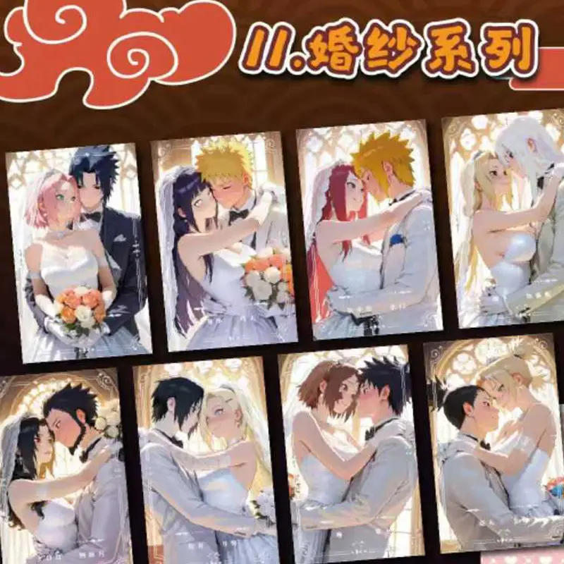 180Pcs/Wholesale Naruto Wave 3 Collection Card Booster Box  Naruto Anime Character Collection Card Board Game Card Toy Gift