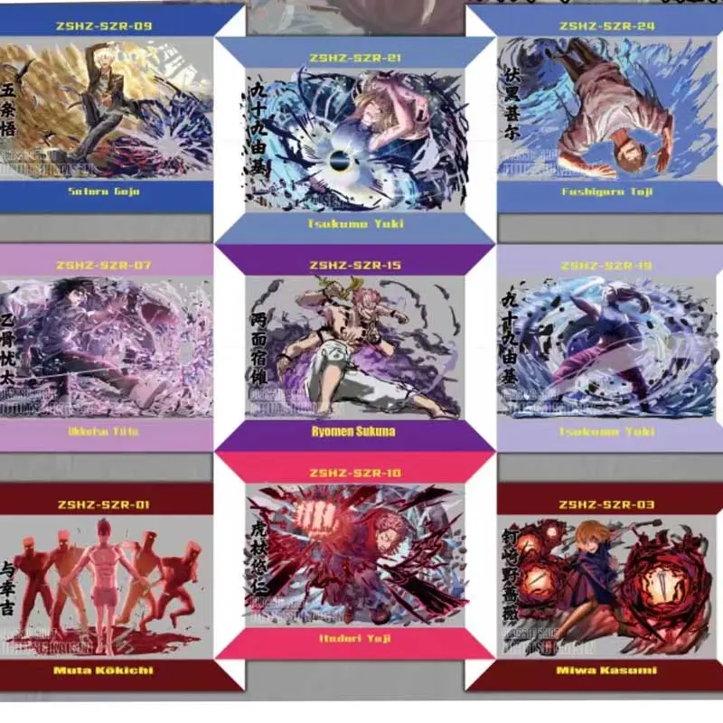 JUJUTSU  KASEN Cards Booster Box First Generation Cards 1Case Anime  Board Games  For Children Toys