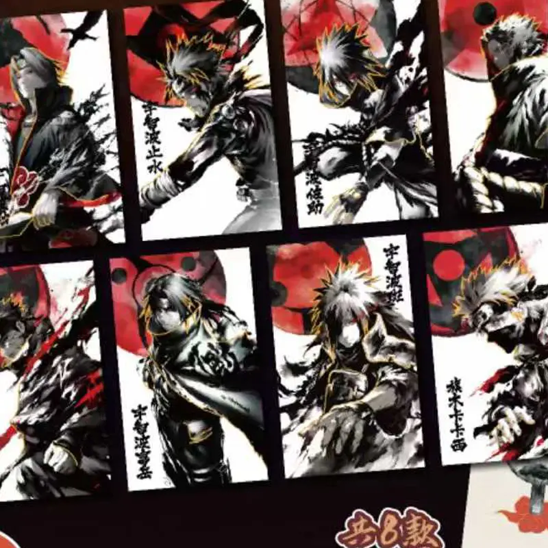 180Pcs/Wholesale Naruto Wave 3 Collection Card Booster Box  Naruto Anime Character Collection Card Board Game Card Toy Gift