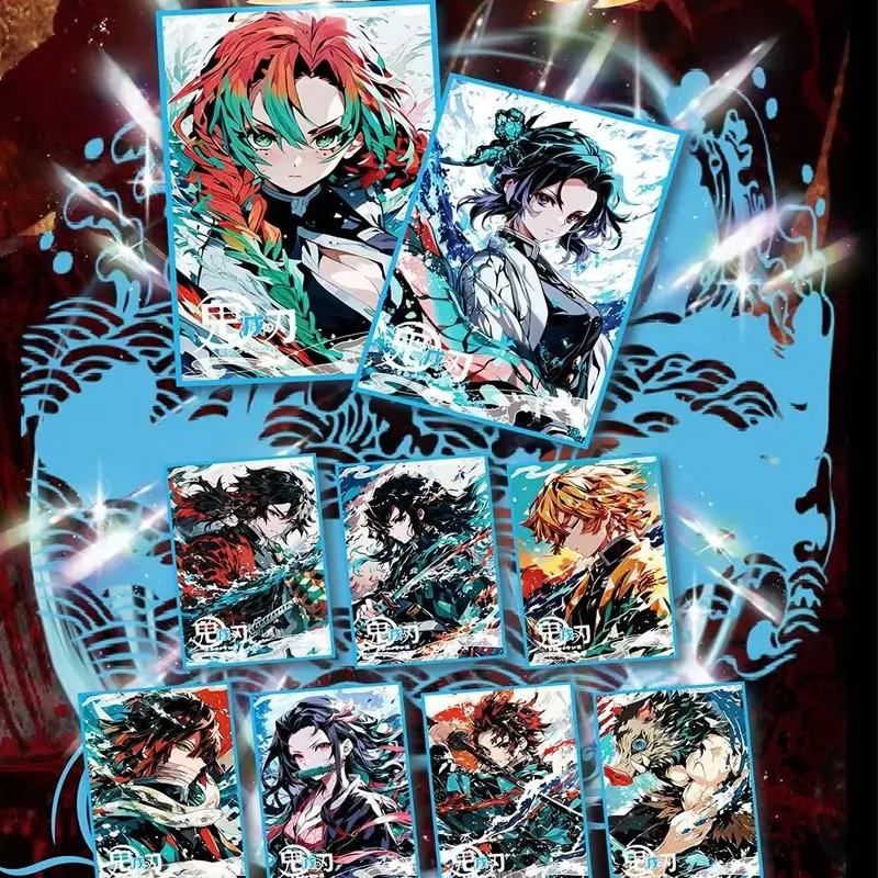 180PCS/Demon Slayer Wave1 A5 Collection Card Wholesale GuiMie Culture Anime Character Hobbies Gift