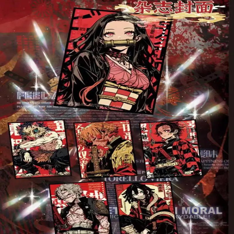 180PCS/Demon Slayer Wave1 A5 Collection Card Wholesale GuiMie Culture Anime Character Hobbies Gift