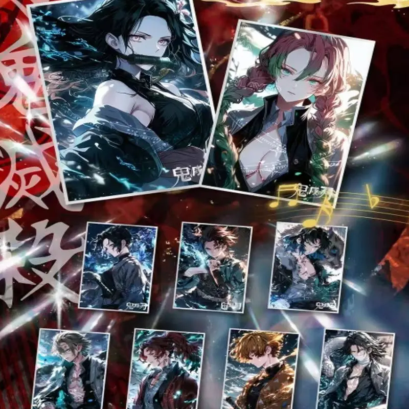 180PCS/Demon Slayer Wave1 A5 Collection Card Wholesale GuiMie Culture Anime Character Hobbies Gift