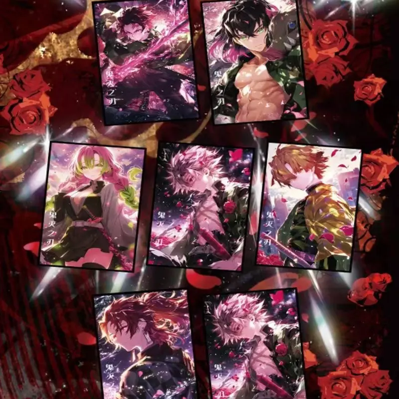 180PCS/Demon Slayer Wave1 A5 Collection Card Wholesale GuiMie Culture Anime Character Hobbies Gift