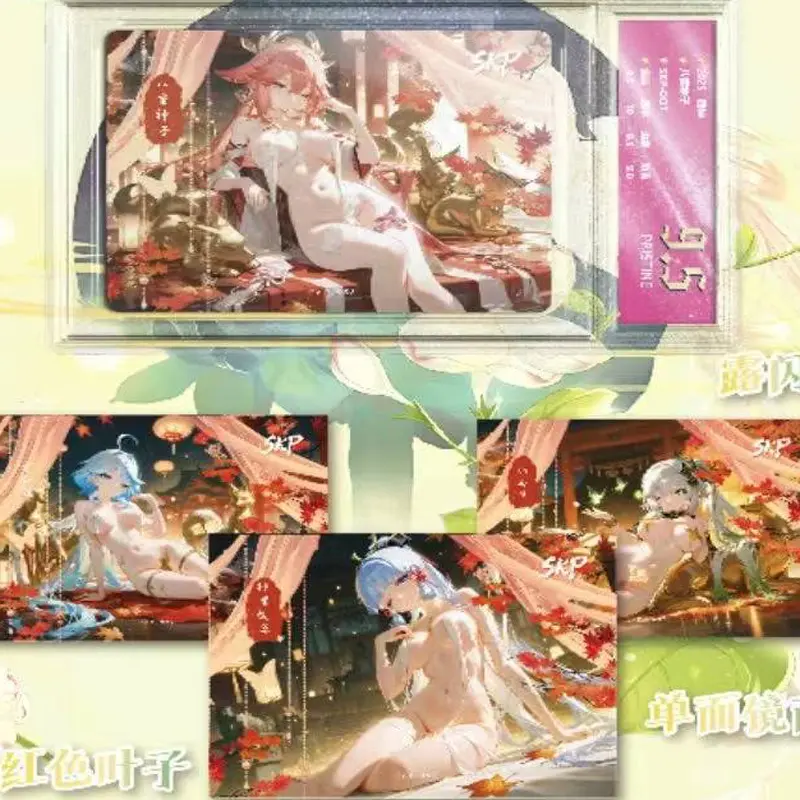 2025 New Goddess Story Genshin Impact Collection Card 63×88mm Size Booster Box Wholesale Board Game Hobbies Gift