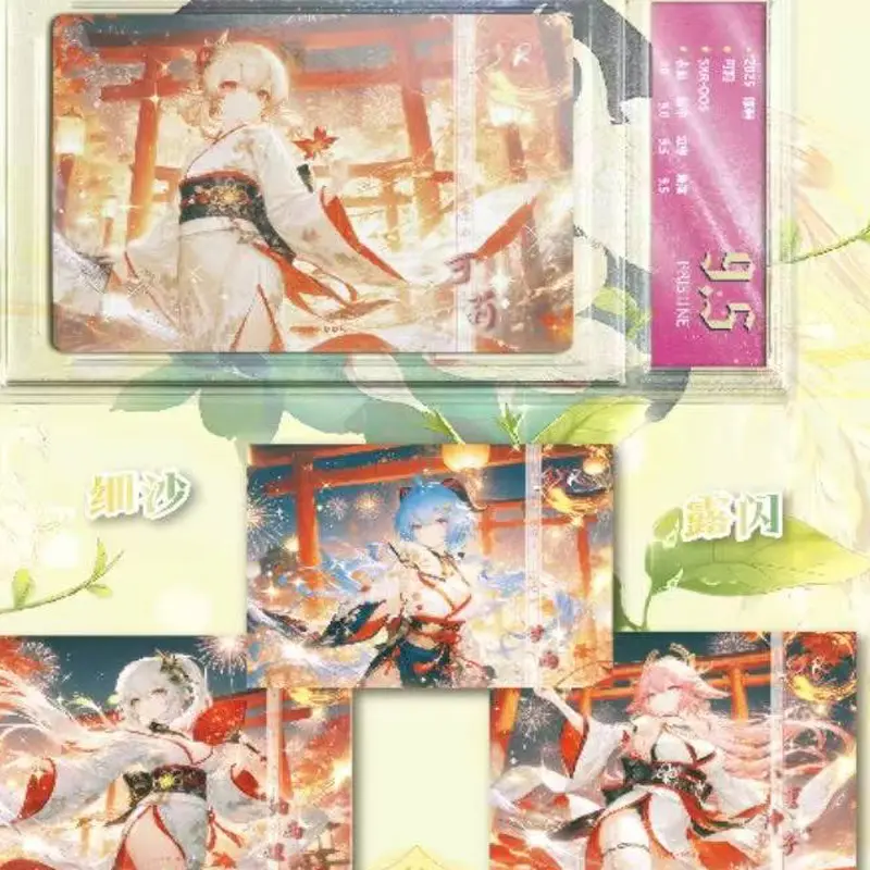 2025 New Goddess Story Genshin Impact Collection Card 63×88mm Size Booster Box Wholesale Board Game Hobbies Gift