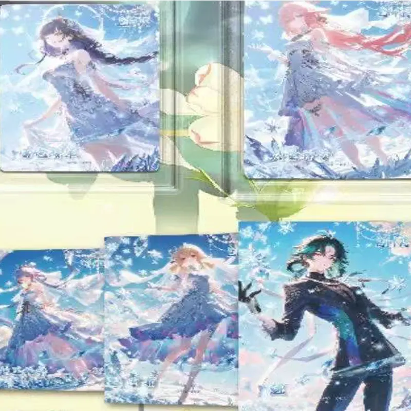 2025 New Goddess Story Genshin Impact Collection Card 63×88mm Size Booster Box Wholesale Board Game Hobbies Gift