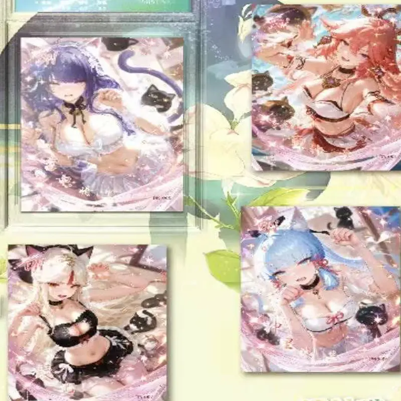 2025 New Goddess Story Genshin Impact Collection Card 63×88mm Size Booster Box Wholesale Board Game Hobbies Gift