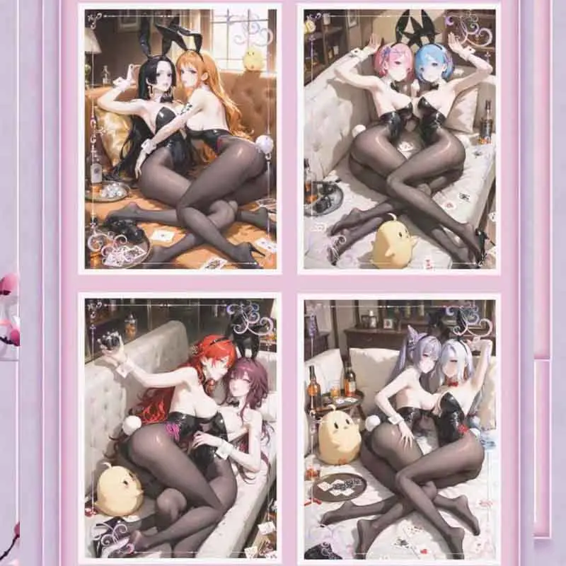 Wholesale Cards Goddesses Story Booster Box Jing Hong Anime Game Character Acrylic A4 Collection Card Board Game Birthday Gift
