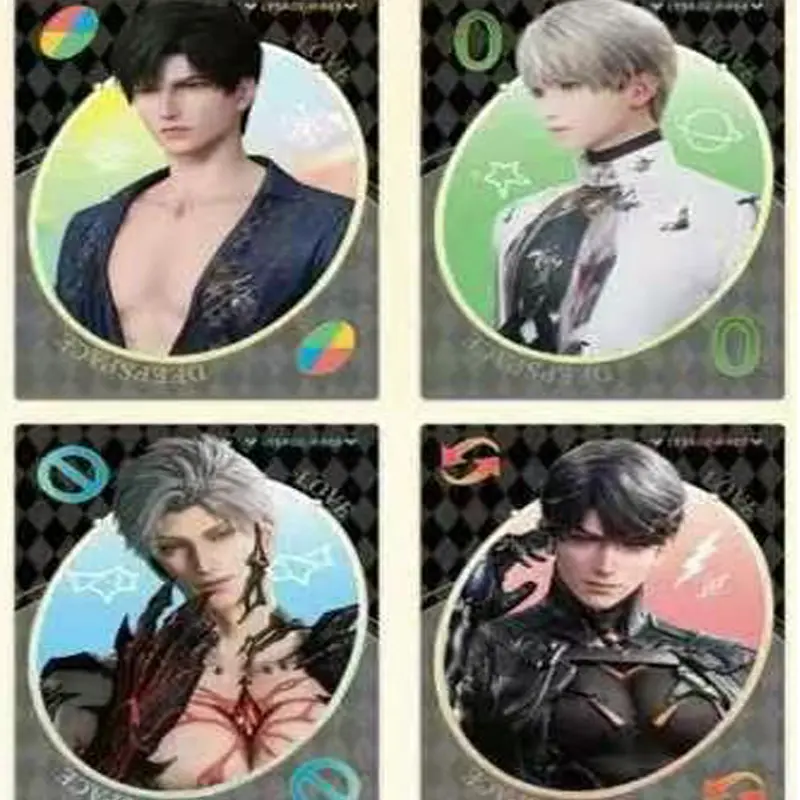 New Love And Deep Space Wave 2 Wholesale 63*88mm Size Cosplay Cartoon Holographic Cards Children Toys Hobbies Gifts