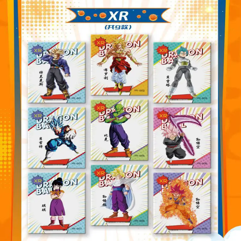 432Pcs/2025 New Dragon Ball Collection Cards By Yanka Culture Anime Character Gift Table Board Game Playing Cards For Fans