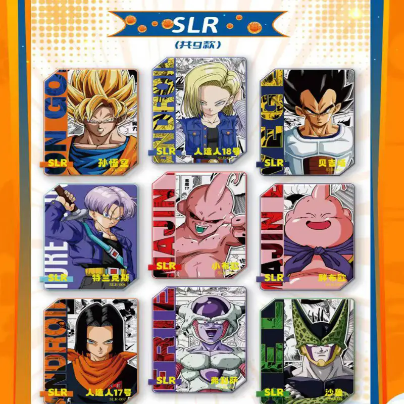 432Pcs/2025 New Dragon Ball Collection Cards By Yanka Culture Anime Character Gift Table Board Game Playing Cards For Fans
