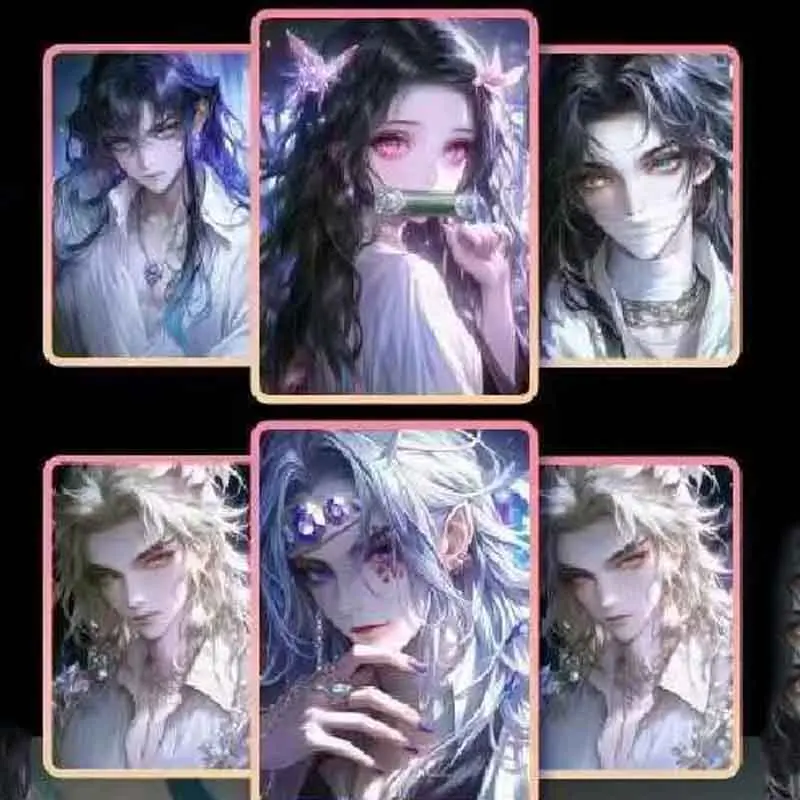 Demon Slayer Cards Wholesale Booster Box Teng Yang New Acrylic Collection Card Board Game Card Holiday Gifts For Children