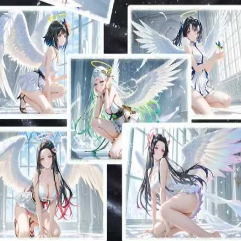 2025 Demon Slayer Acrylic Colored Paper Card Wholesale Anime Character Collection Card Table Game Playing Hobbies Gift