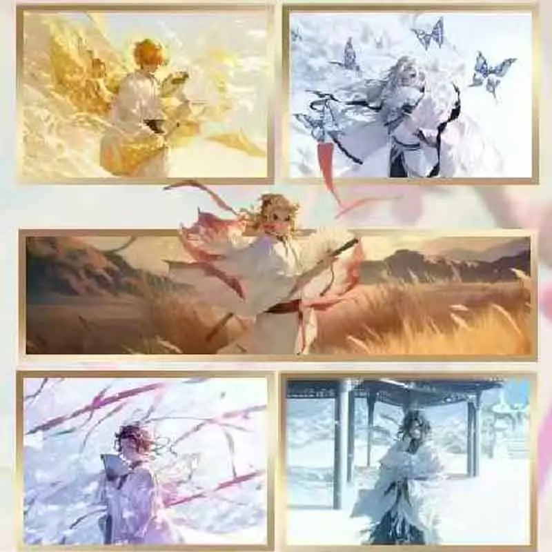 Demon Slayer Cards Wholesale Booster Box Teng Yang New Acrylic Collection Card Board Game Card Holiday Gifts For Children