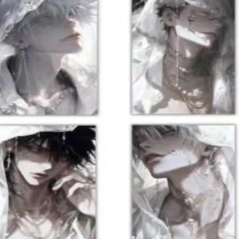 2025 Wholesale Jujutsu Kaisen Original High Definition Acrylic Double Flash Paper Limited  Anime Character Board Games Toys Gift