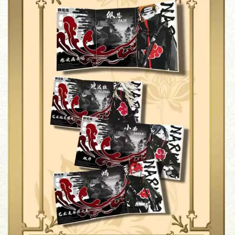 Naruto Cards Wholesale Booster Box Huoyingliexi 2025 Anime Character Collection Card board game Birthday Children's Gift