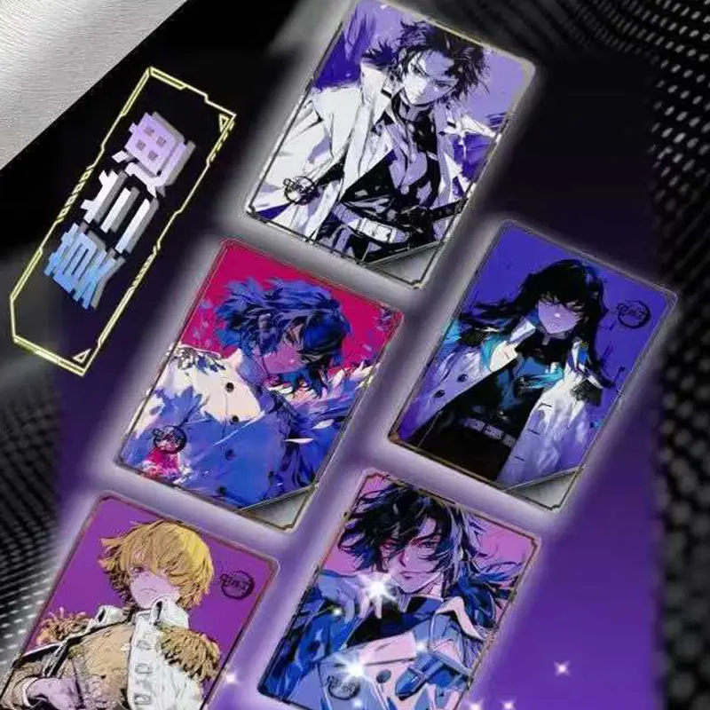 2025 Demon Slayer Metal Card Wave 1 Ultra Clear Wholesale Anime Character  Collection Card Hobbies Gift And Child Toys