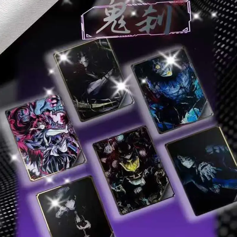 2025 Demon Slayer Metal Card Wave 1 Ultra Clear Wholesale Anime Character  Collection Card Hobbies Gift And Child Toys