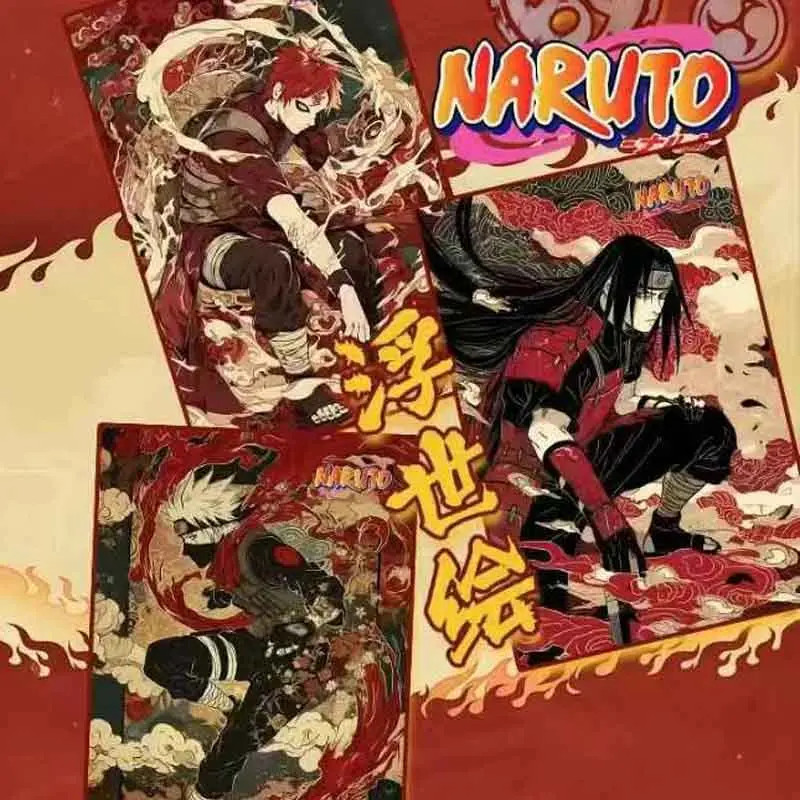 2025 Wholesale Naruto Collection Card Booster Box Uzumaki Naruto Sasuke Anime Character Collection Card Board Game Card Toy Gift
