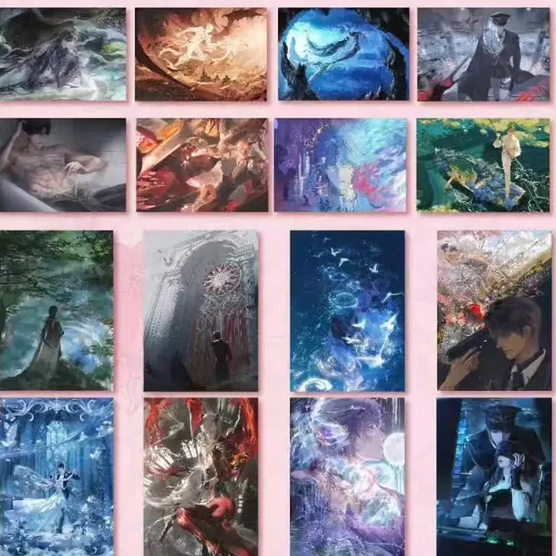 200PCS/New Love And Deep Space ZhiYan Culture Wholesale Cosplay Cartoon Holographic Cards Children Toys Hobbies Gifts