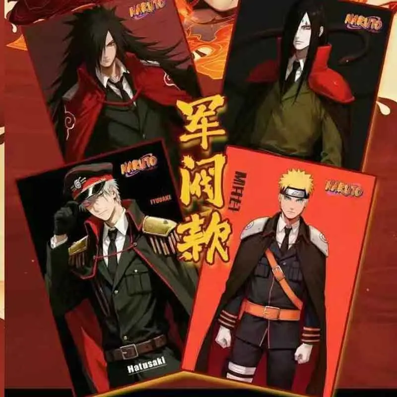 2025 Wholesale Naruto Collection Card Booster Box Uzumaki Naruto Sasuke Anime Character Collection Card Board Game Card Toy Gift