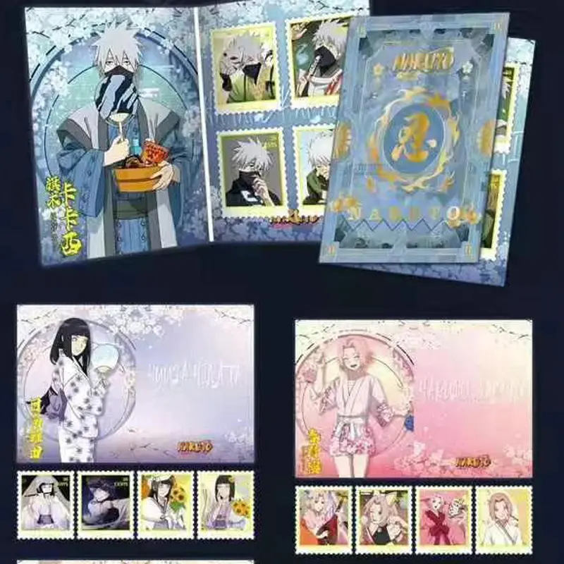 2025 Newest Naruto Multi-series Stamp Collection Wave 1 Booster Box Wholesale Anime Character Board Game Hobbies Gift For Fans
