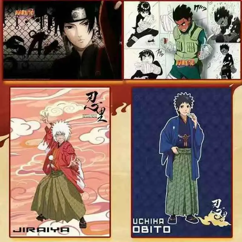 2025 Wholesale Naruto Collection Card Booster Box Uzumaki Naruto Sasuke Anime Character Collection Card Board Game Card Toy Gift