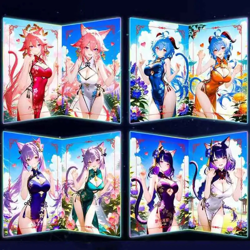 Goddess Story Cards Booster Box Wholesale Pian Ruo Jing Hong Wave1 Fold Collection Card Sexy Goddess Feast Board Game Card Gift